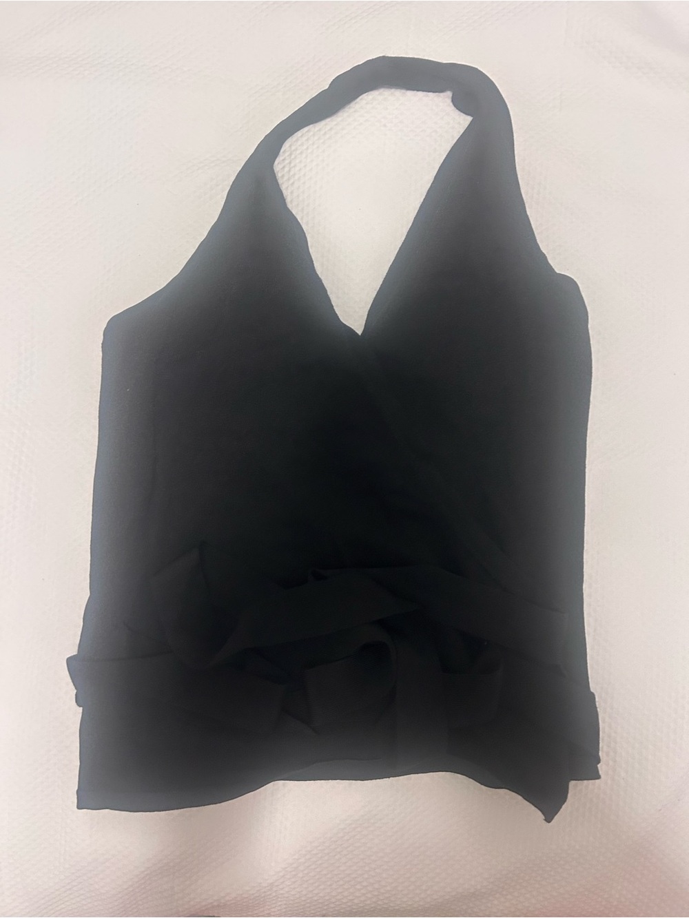 Diane Von Furstenberg Black Halter V-Neck Camisole NWOT